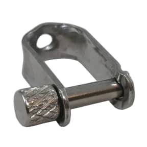 HALYARD SHACKLE  SM. SIZE FOR WIRE