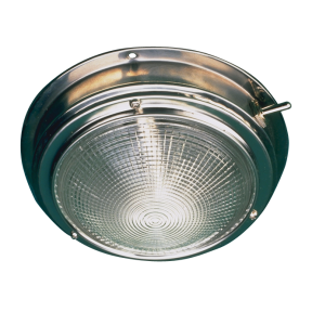 STAINLESS DOME LIGHT-4IN LENS