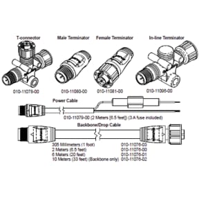 NMEA 2000 Network Connection Components