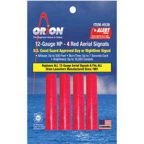 12-Gauge Red Aerial Signal Flares - Refill