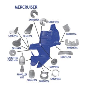 Mercruiser Anode Kits - Aluminum