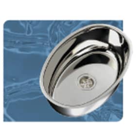 Oval Stainless Steel Sink