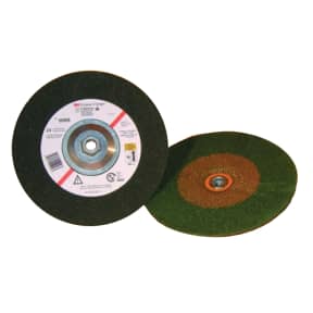 Green Corps Depressed Threaded Center Grinding Wheel