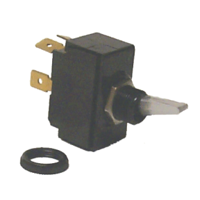 SPST BLK TOGGLE SWITCH ON/OFF W/LIGHT