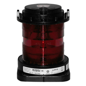 Aqua Signal Series 55 Commercial Navigation Light - All-round, Red