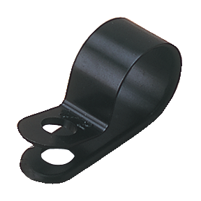 5/16IN BLK NYL CABLE CLAMP (25)