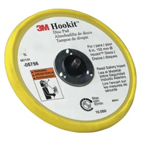 5756 of 3M Hookit 6" Medium Low-Profile Disc Pad