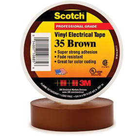 Scotch 35 Vinyl Electrical Tape For Color Coding