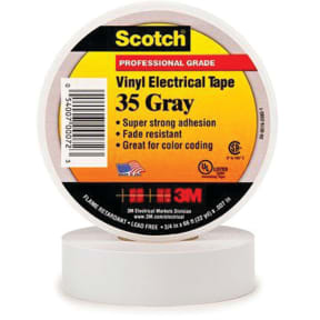 Scotch 35 Vinyl Electrical Tape For Color Coding