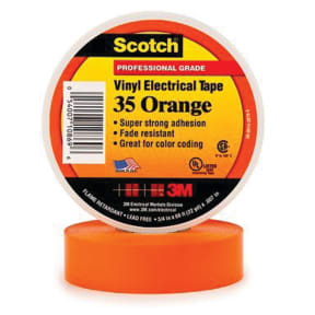 Scotch 35 Vinyl Electrical Tape For Color Coding