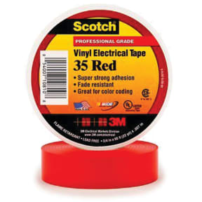 Scotch 35 Vinyl Electrical Tape For Color Coding