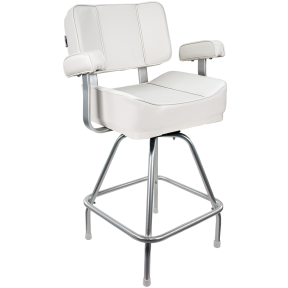 Deluxe Captain’s Chair Stand Package - White