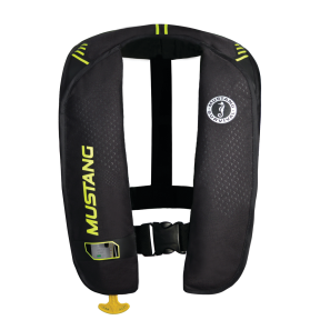 Gray and Yellow Green Version of Mustang Survival MIT 100 Manual Inflatable PFD