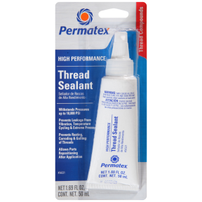 in package of Permatex High Performance Thread Sealant