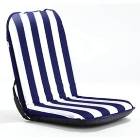 Classic Comfort Seat - Blue w/White Stripes