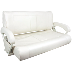 Double Bucket Chair, All White