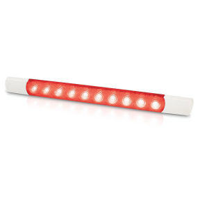 Hella 1.5W Courtesy LED Surface Mount Strip Lamp - Red LED