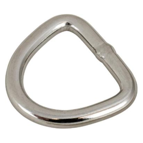 STAINLESS STEEL D RING 1/4INX1-7/8IN