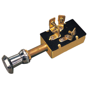 BRASS 3 POSITION SWITCH (2 CIRCUIT)