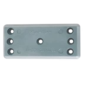 7 &amp; 8 Hole Hull Anode - Zinc