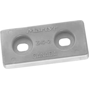 Bolt on Hull Plate Anodes  -  Zinc