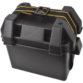 GROUP 16 VENTED BATTERY BOX BLACK