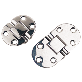 S.S. ROUND SIDE 2 PIN HINGE 2IN *PR*