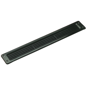 ABS LOUVERED VENT  BLACK