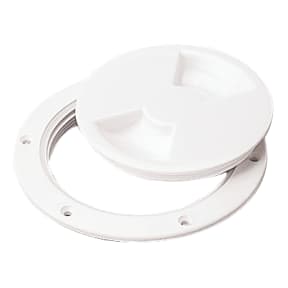 Motoforti 5" Boat Inspection Deck Plate Hatch Marine Hatch Deck Plate Black Long Lasting