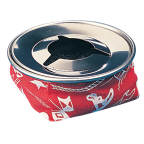 BEAN BAG STYLE ASH TRAY  RED