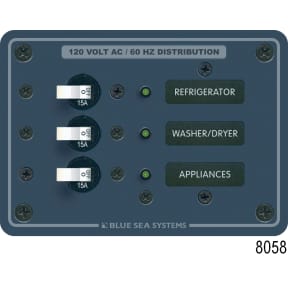 AC Circuit Breaker Sub-Panels, 10 x 15A (3 Empty) 