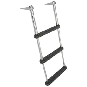 Over Platform Telescoping Drop Ladders