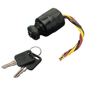 6 Wire Terminal 3 Position Ignition Switch - Magneto Style