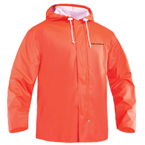 HOODED F/W JACKET ORANGE LARGE