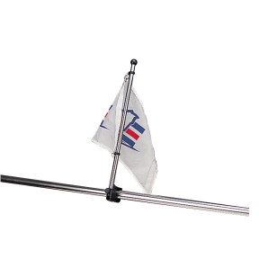 STAINLESS RAIL MOUNT FLAGPOLE 30IN