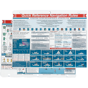 NAVIGATION RULES REFERENCE CARD