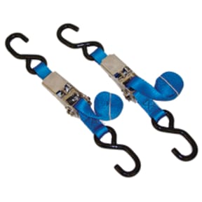 SS Ratchet Tie Downs - Coated Hooks