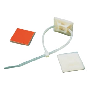 Cable Tie Mounting Base with Adhesive Back