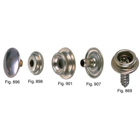 &#147;Durable Type&#148; Canvas Snap Fasteners