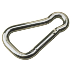 Zinc Plated Steel Safety Spring Snap Hook, 3-1/8-in