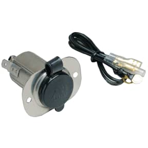 12V Receptacle with Protective Cap