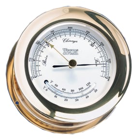 Chrome Atlantis Barometer/Thermometer