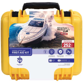 front of Adventure Medical Kits Marine 600 Medical Kit with Waterproof Case