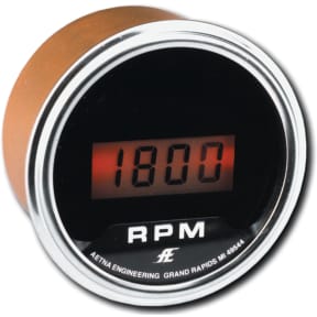8905 Series Precision Sensitive LCD Digital Tachometers - Flush Mount
