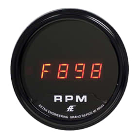 8402r-b-ds of Aetna Engineering 8905 Series Precision Sensitive LED Digital Tachometers - Flush Mount