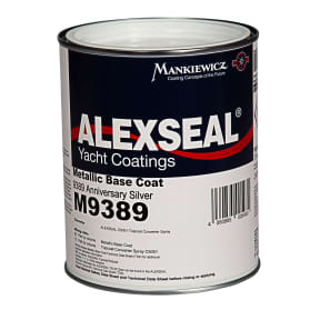 m9389 quart of Alexseal Yacht Coatings M-Series Metallic Base Coat/Clear Coat System