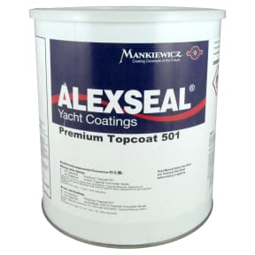 gallon of Alexseal Yacht Coatings Premium Topcoat 501 - Blues and Greens