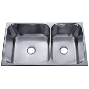 Double Rectangle Sink - Mirror SS Finish 