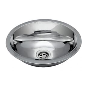 Oval Sink - Brushed SS Finish, Without Studs