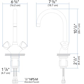 Trinidad High Arc Galley Mixer Faucet